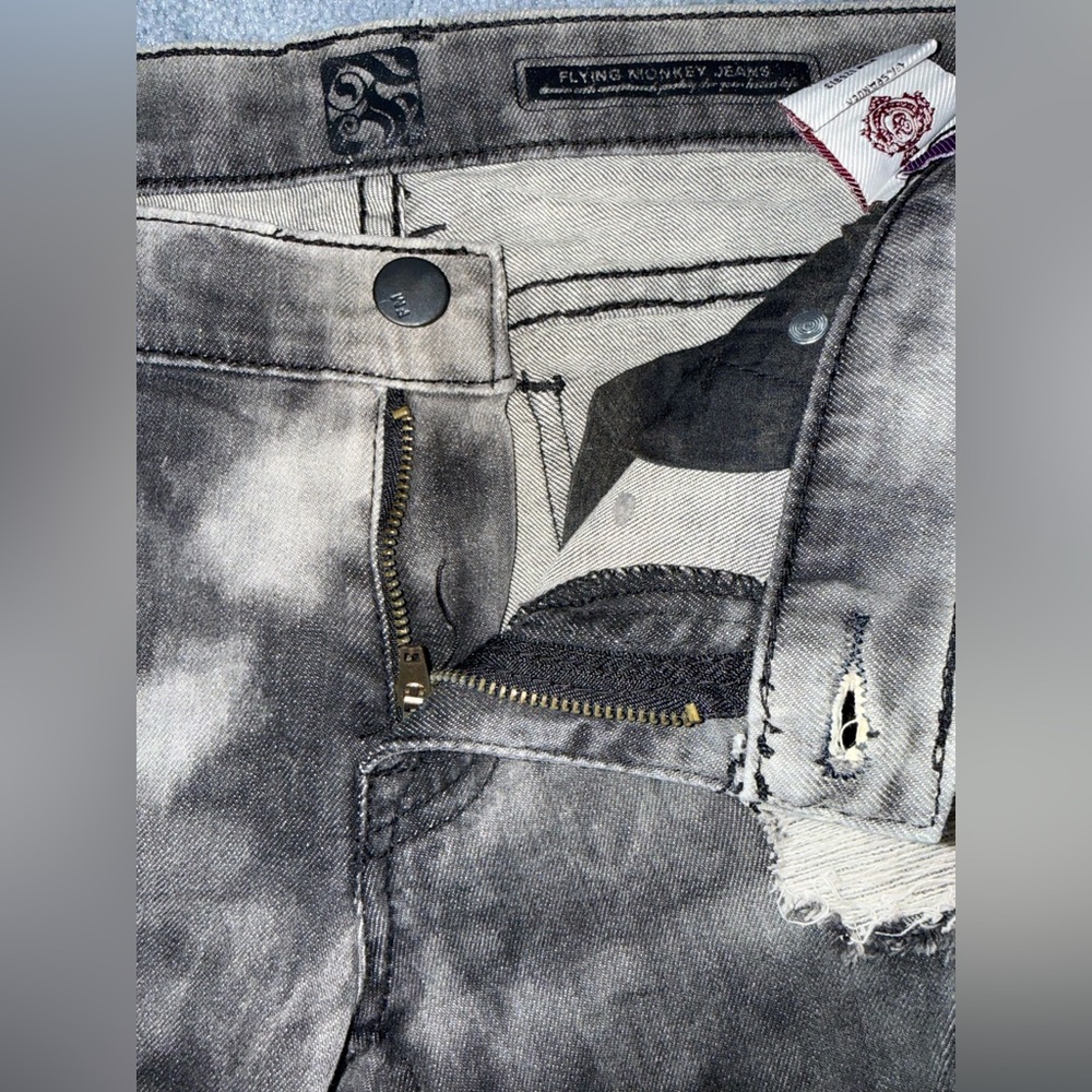 Flying Monkey Jeans Distressed size 29 waist - Picture 5 of 9